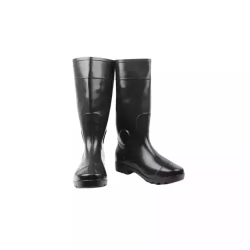 Hillson Century Black Rainwear Gumboot PVC SOLE Height 15 Inch (Size UK 6 - UK 10)